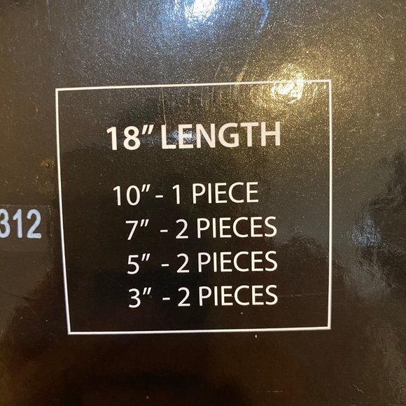 #72 18" MODERNE CLIP IN 100% HUMAN HAIR EXTENSION - Picture 4 of 4